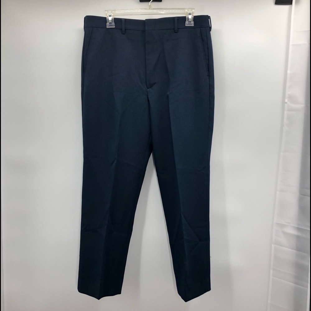 Vintage Comfort Action Flex Pants Mens 34x26 Used Blue Short